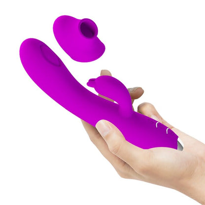 PRETTY LOVE - REGINA VIBRATOR - RECHARGEABLE STIMULATING WAVES PURPLE - Kink&Play