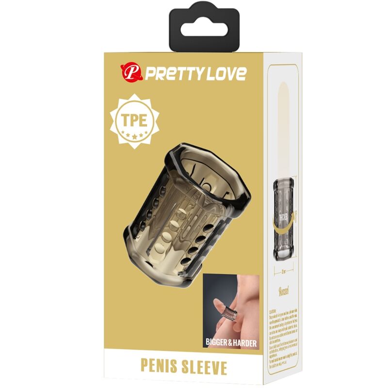 PRETTY LOVE - RONAEL PENIS SLEEVE SUPER STRETCHY TRANSPARENT - Kink&Play