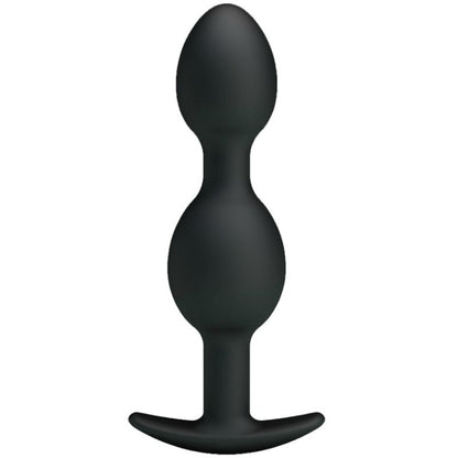 PRETTY LOVE - SILICONE ANAL BALLS 12.5 CM BLACK - Kink&Play