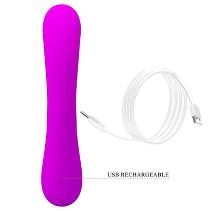 PRETTY LOVE - SINCERE VIBRATOR AND CLITORAL STIMULATING WAVES PURPLE SILICONE - Kink&Play