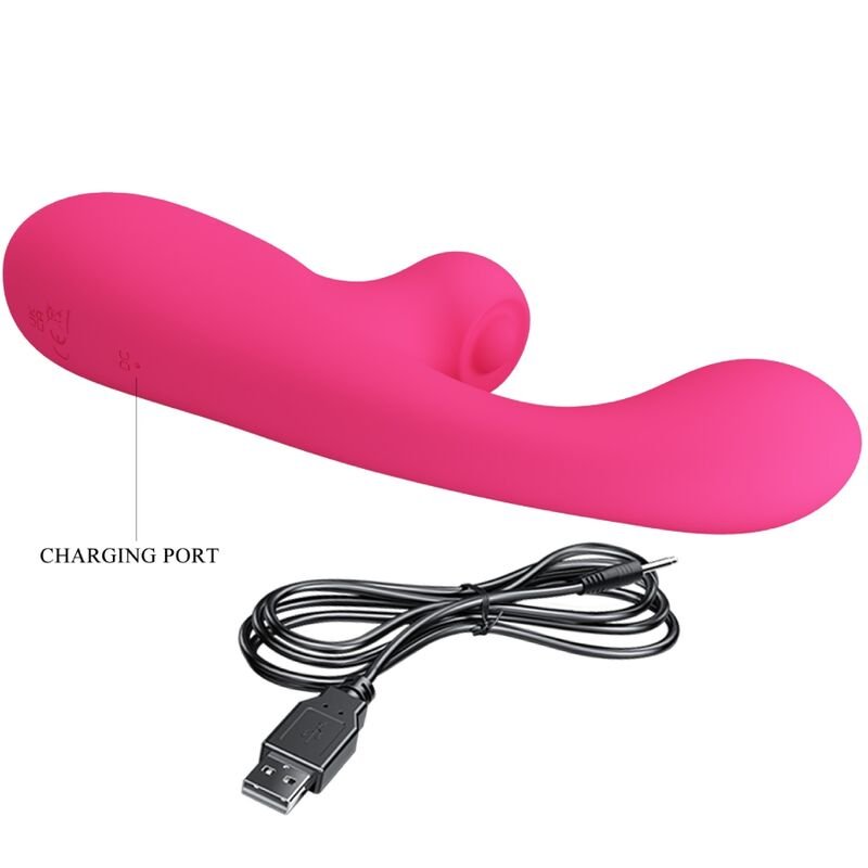 PRETTY LOVE - SKYLAR PINK STIMULATOR VIBRATOR - Kink&Play