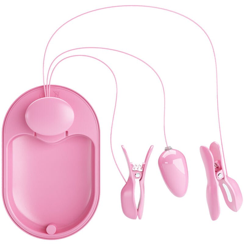 PRETTY LOVE - SURPRISE BOX PINK ELECTRO STIMULATION TWEEZERS - Kink&Play