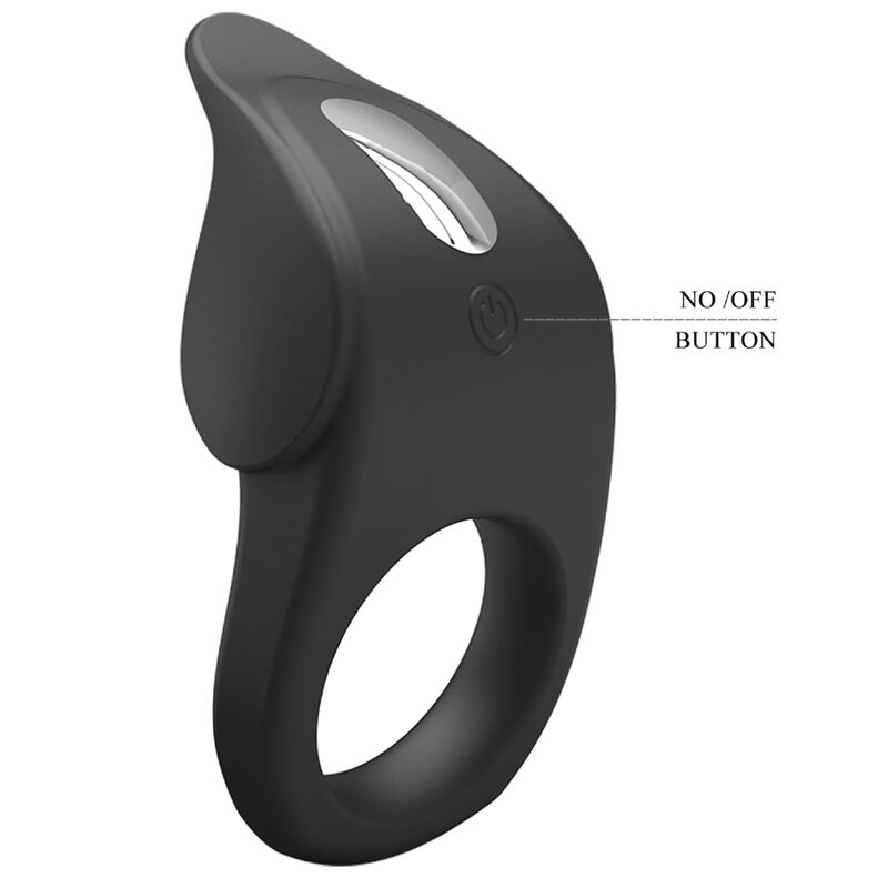 PRETTY LOVE - SUSANNA VIBRATING PENIS RING BLACK - Kink&Play