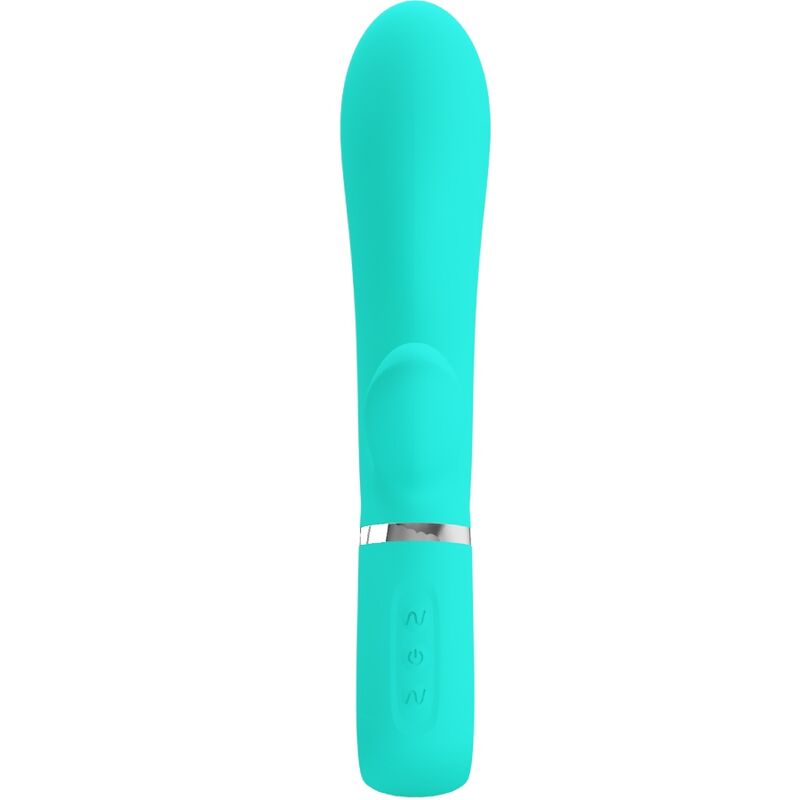 PRETTY LOVE - THOMAS MULTIFUNCTION G - SPOT VIBRATOR AQUA GREEN - Kink&Play