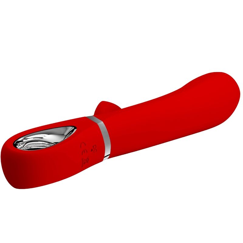 PRETTY LOVE - THOMAS MULTIFUNCTION G - SPOT VIBRATOR RED - Kink&Play