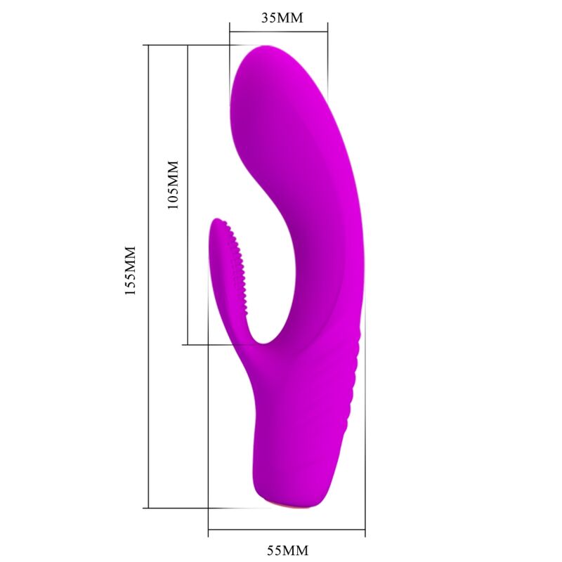 PRETTY LOVE - TIM PURPLE RECHARGEABLE VIBRATOR - Kink&Play