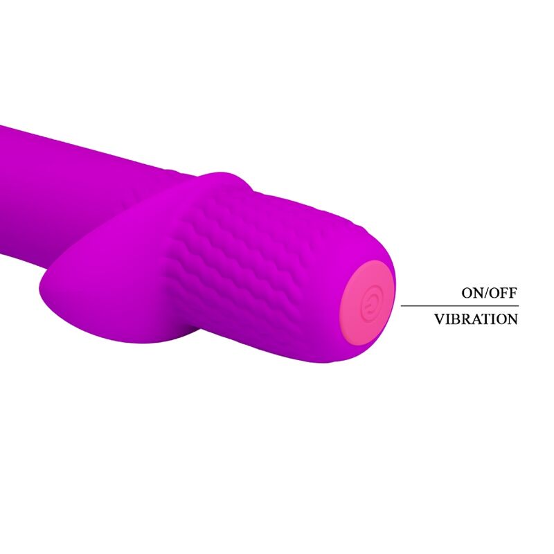 PRETTY LOVE - TROY PURPLE RECHARGEABLE VIBRATOR - Kink&Play
