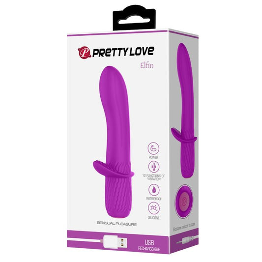 PRETTY LOVE - TROY PURPLE RECHARGEABLE VIBRATOR - Kink&Play