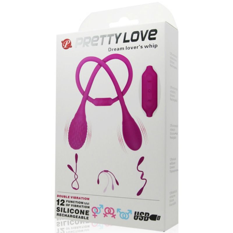 PRETTY LOVE - UNISEX STIMULATOR DREAM LOVERS WHIP 2 - Kink&Play