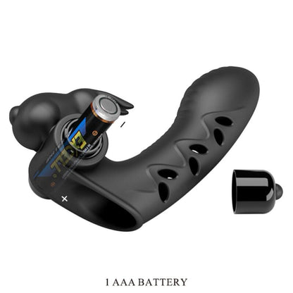 PRETTY LOVE - VANCE BLACK RABBIT VIBRATOR FINGER COVER - Kink&Play