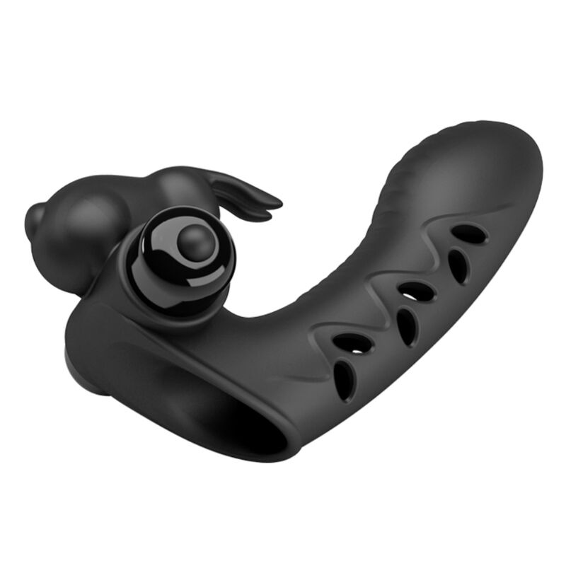 PRETTY LOVE - VANCE BLACK RABBIT VIBRATOR FINGER COVER - Kink&Play
