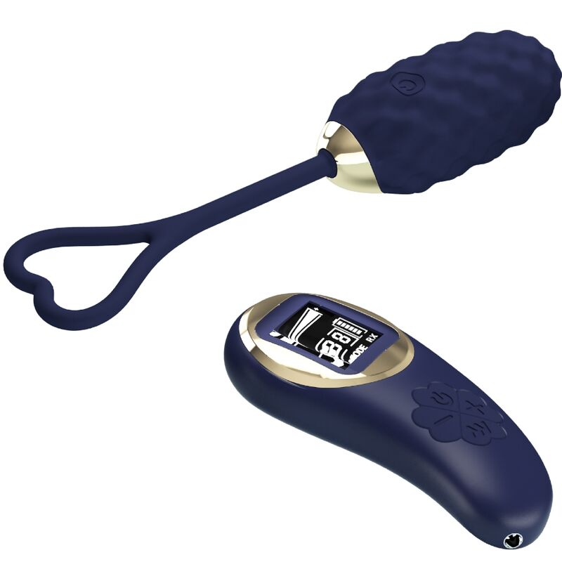 PRETTY LOVE - VIVIAN BLUE REMOTE CONTROL VIBRATING EGG - Kink&Play
