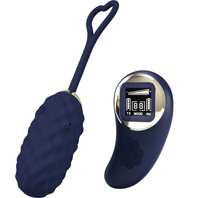 PRETTY LOVE - VIVIAN BLUE REMOTE CONTROL VIBRATING EGG - Kink&Play