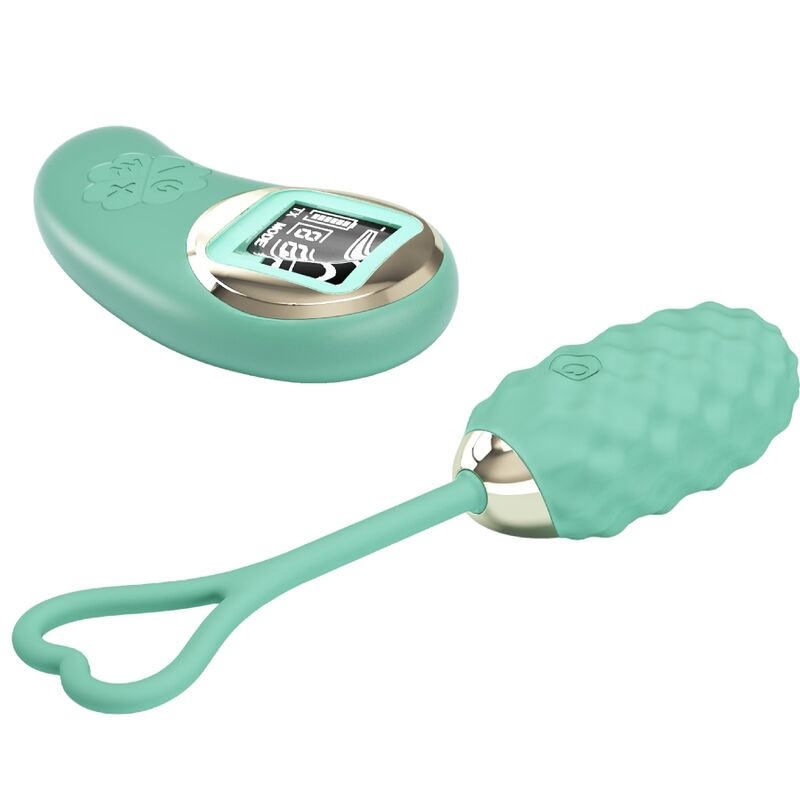 PRETTY LOVE - VIVIAN GREEN REMOTE CONTROL VIBRATING EGG - Kink&Play