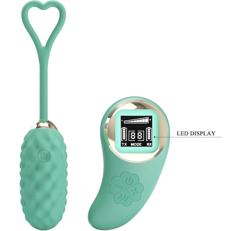 PRETTY LOVE - VIVIAN GREEN REMOTE CONTROL VIBRATING EGG - Kink&Play