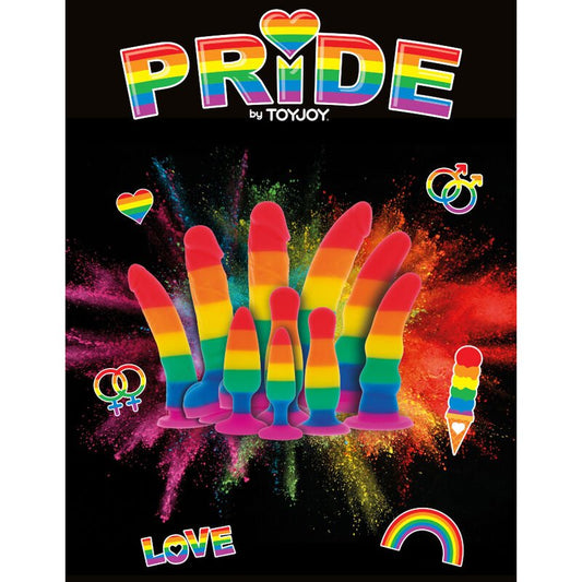 PRIDE - LGBT FLAG DILDO 19 CM - Kink&Play