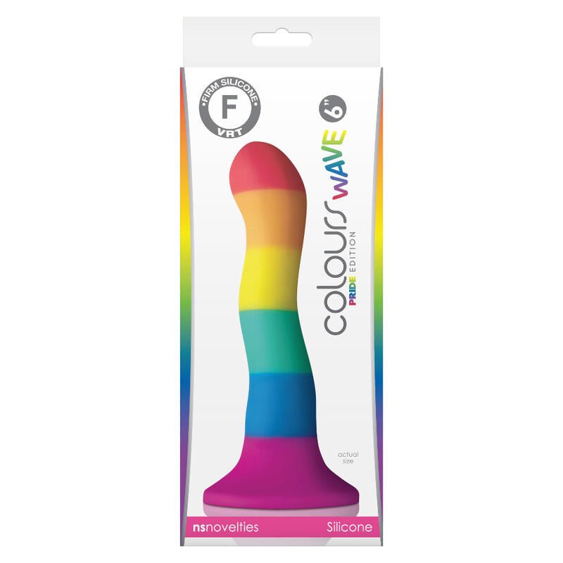 PRIDE - LGBT FLAG DILDO WAVE 17 CM - Kink&Play