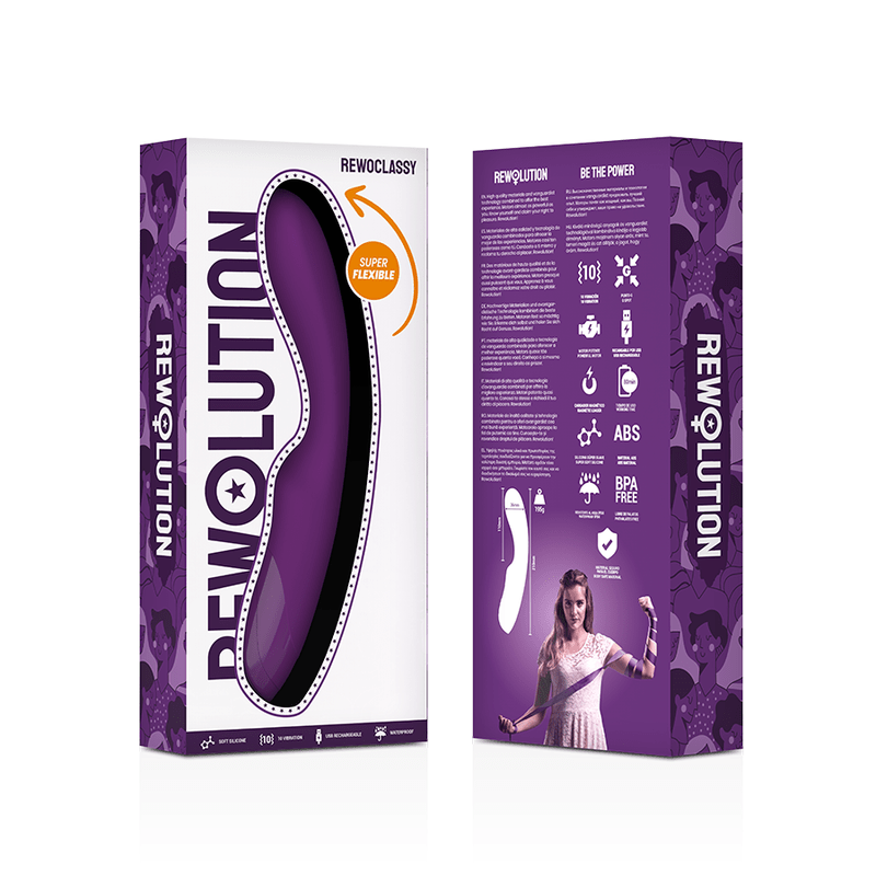 REWOLUTION - REWOCLASSY FLEXIBLE VIBRATOR - Kink&Play