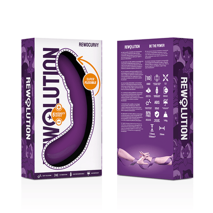 REWOLUTION - REWOCURVY RECHARGEABLE FLEXIBLE VIBRATOR - Kink&Play