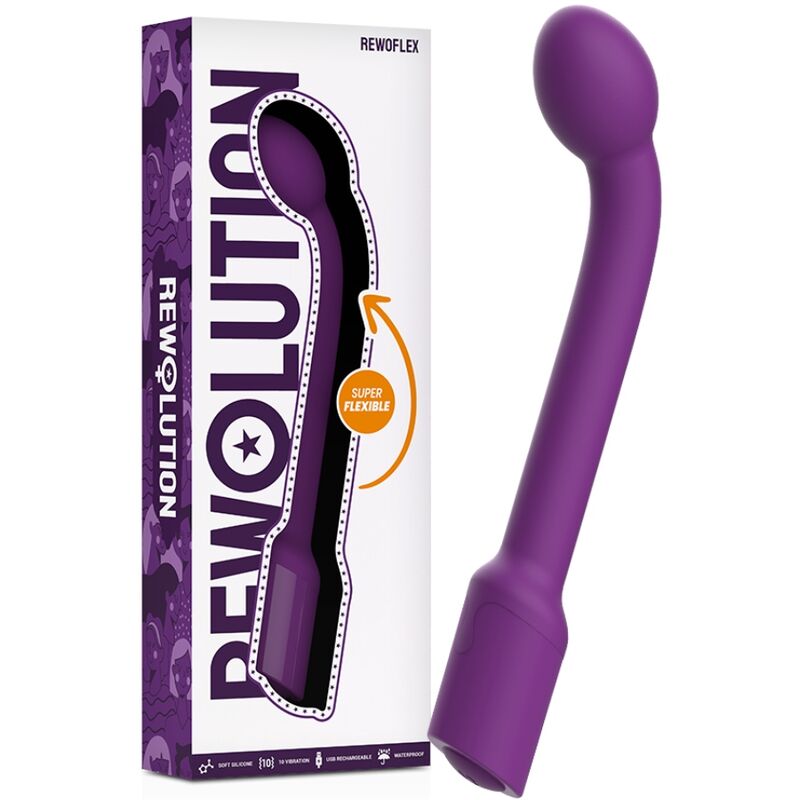 REWOLUTION - REWOFLEX FLEXIBLE G - POINT STIMULATOR VIBRATOR - Kink&Play