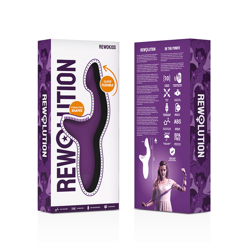 REWOLUTION - REWOKISS VIBRATOR POINT TO STIMULATOR - Kink&Play