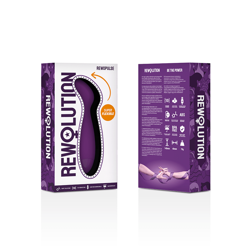 REWOLUTION - REWOPULSE FLEXIBLE VIBRATOR G - POINT STIMULATOR - Kink&Play