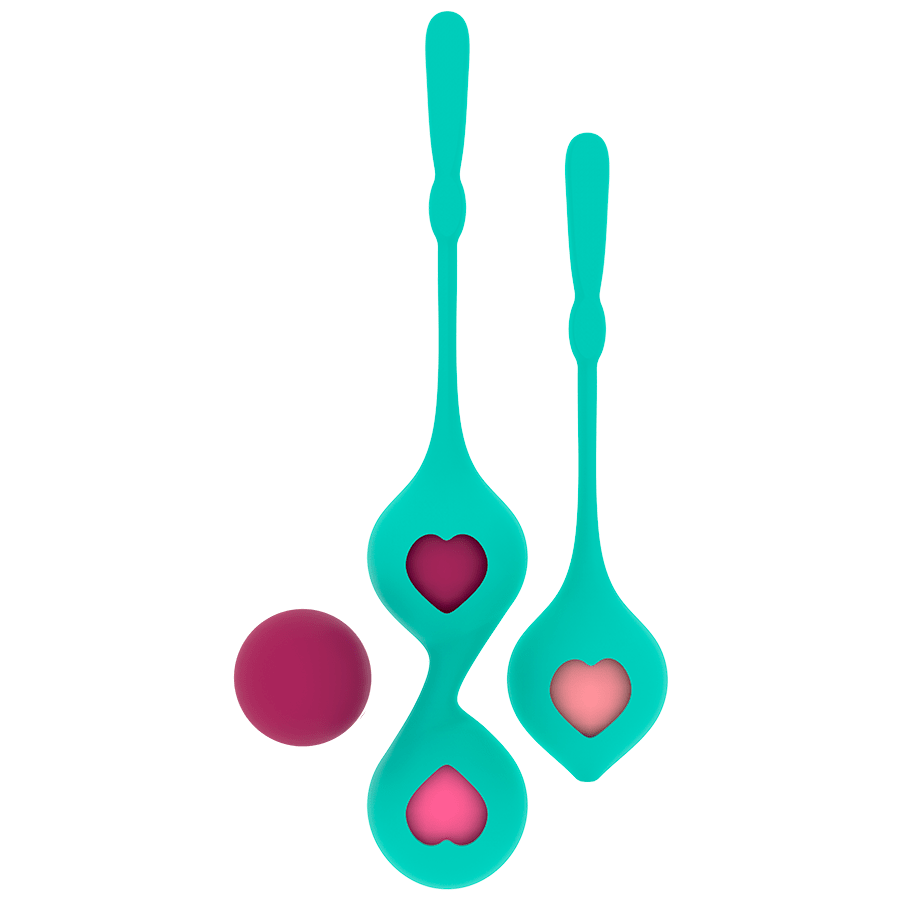 RITHUAL - DEVA AQUA GREEN PELVIC TRAINING SET - Kink&Play