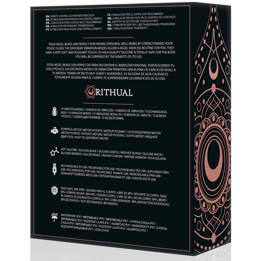 RITHUAL - NISHA RECHARGEABLE VIBRATING KEGEL BALLS ORCHID - Kink&Play
