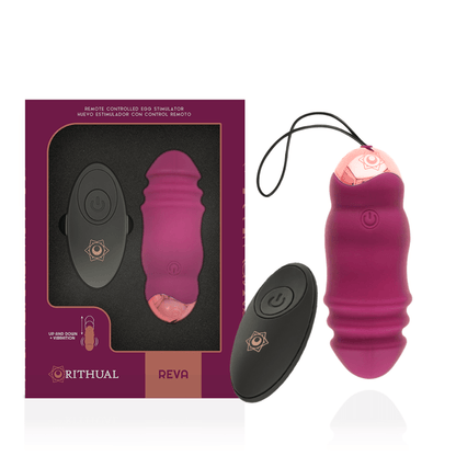 RITHUAL - REVA EGG REMOTE CONTROL UP&DOWN SYSTEM + VIBRATION - Kink&Play