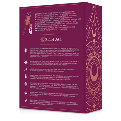 RITHUAL - REVA EGG REMOTE CONTROL UP&DOWN SYSTEM + VIBRATION - Kink&Play