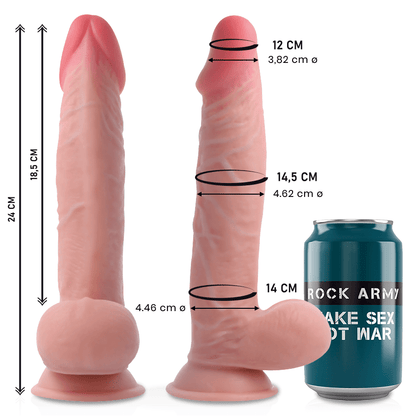 ROCKARMY - DUAL DENSITY SHERMAN 24 CM - O - 4.62 CM - Kink&Play