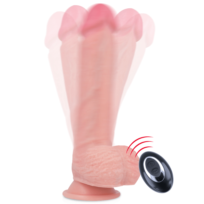 ROCKARMY - HARNESS + LIQUID SILICONE VIBRATOR PREMIUM APACHE REMOTE CONTROL 20.5 CM - O - 4.62 CM - Kink&Play