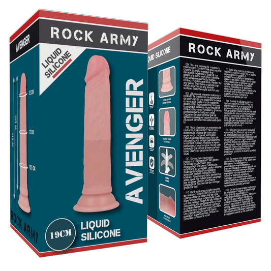 ROCKARMY - ROCKARMY LIQUID SILICONE PREMIUM AVENGER REALISTIC 19 CM - O - 3.98 CM - Kink&Play