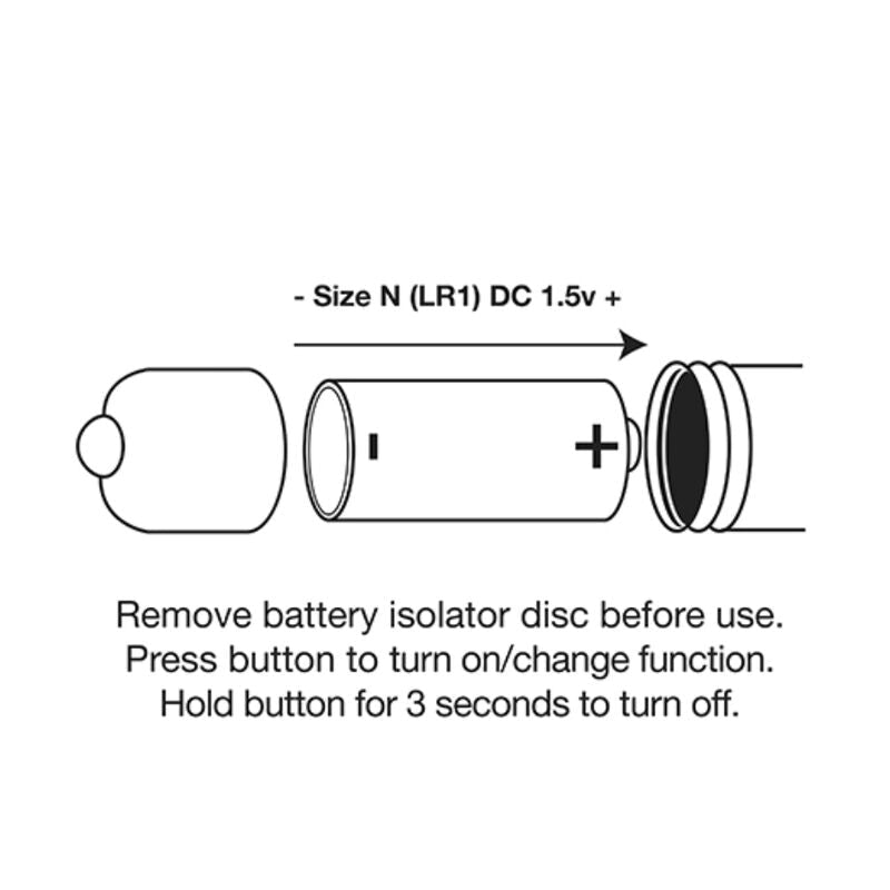 ROCKS - OFF - VIBRATING BULLET RO - 80MM MIDNIGHT METAL - Kink&Play