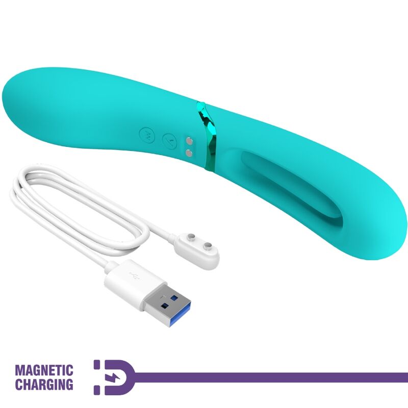 ROMANCE - LEXIE G - SPOT VIBRATOR 7 VIBRATIONS BLUE - Kink&Play
