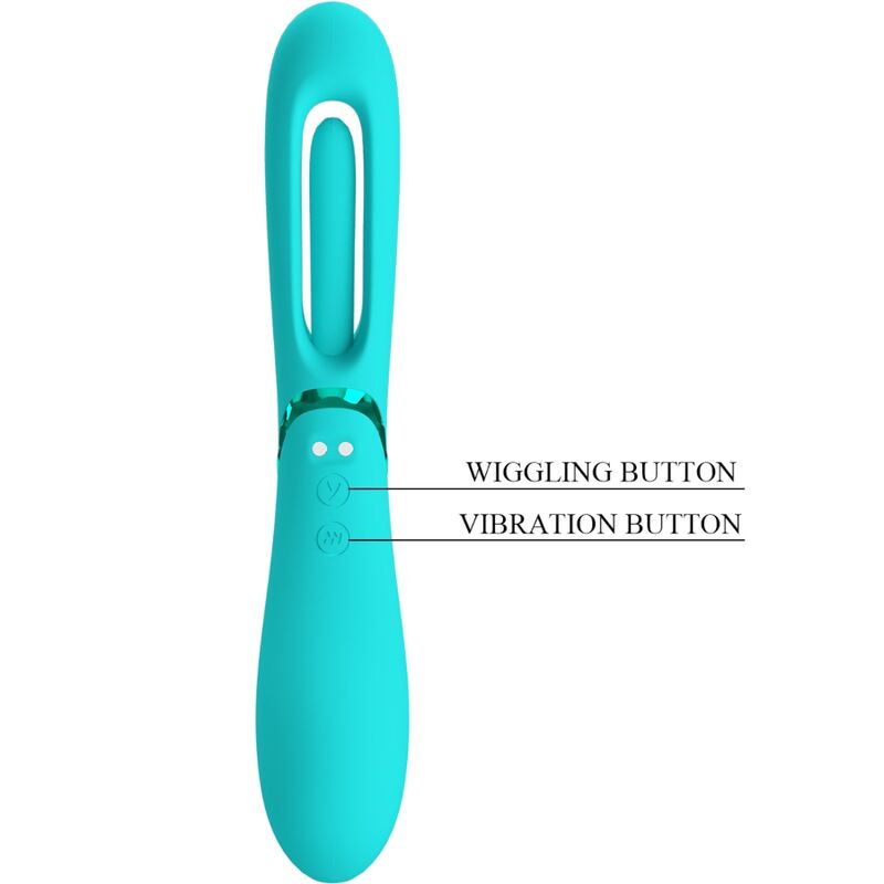ROMANCE - LEXIE G - SPOT VIBRATOR 7 VIBRATIONS BLUE - Kink&Play
