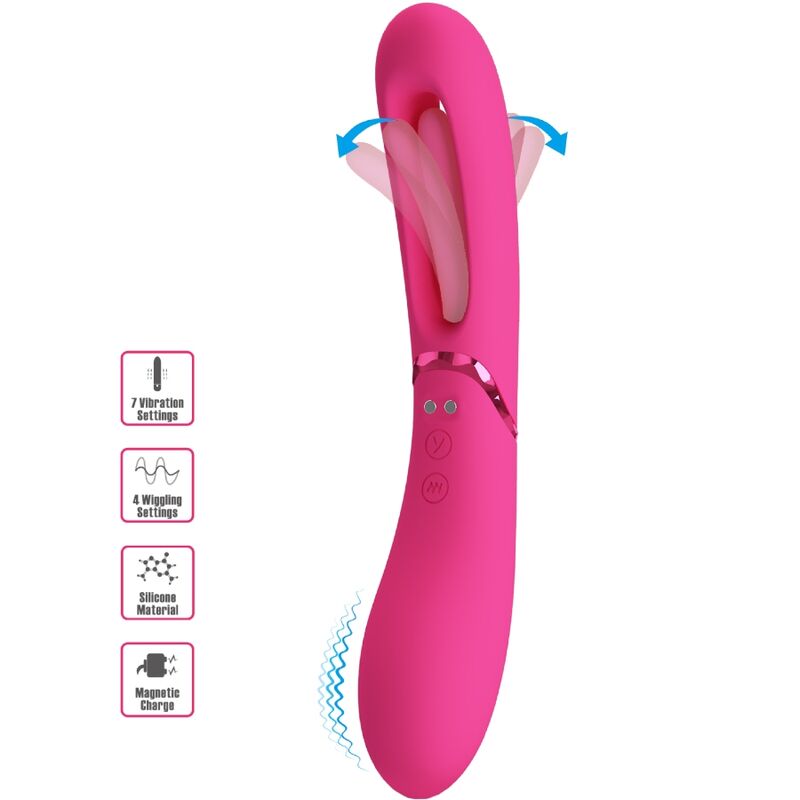 ROMANCE - LEXIE G - SPOT VIBRATOR 7 VIBRATIONS PINK - Kink&Play