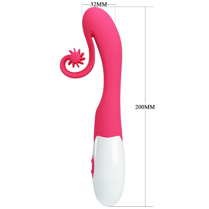 ROMANCE - PINK VIBRATOR AND STIMULATOR 30 SPEEDS - Kink&Play