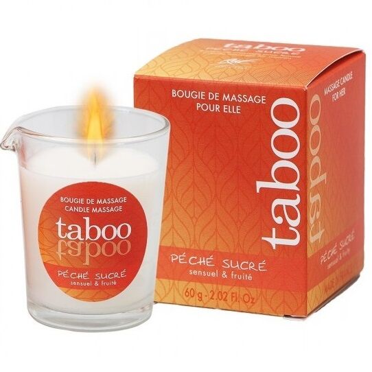 RUF - TABOO MASSAGE CANDLE FOR HER PECHE SUCRE NECTARINE AROMA - Kink&Play