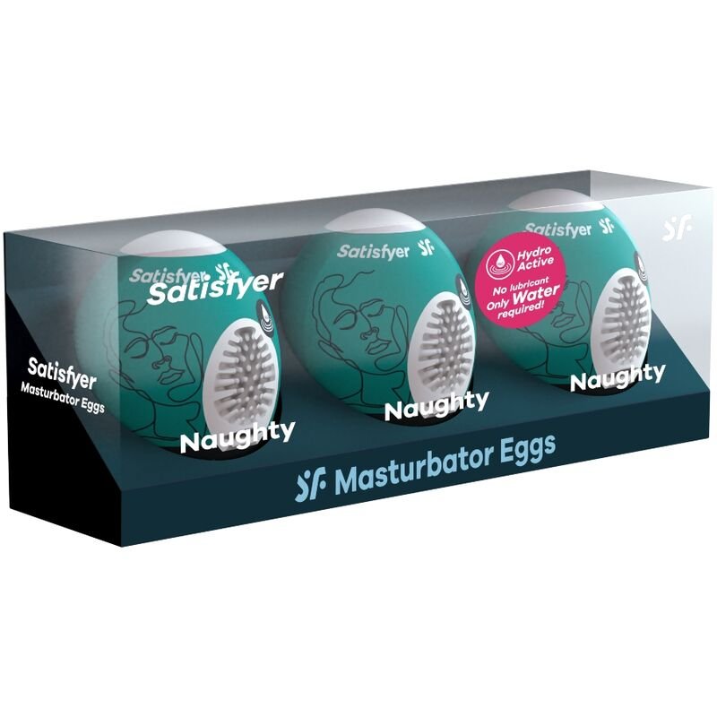 SATISFYER - 3 MASTURBATOR EGGS NAUGHTY - Kink&Play