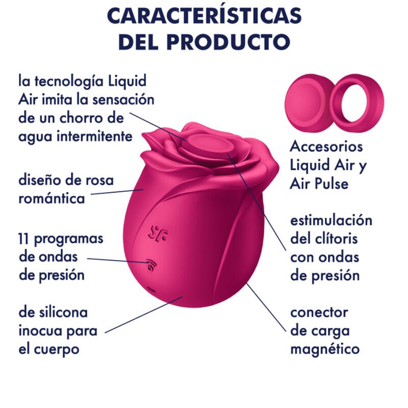 SATISFYER - AIR PULSE PRO 2 CLASSIC BLOSSOM VIBRATOR - Kink&Play