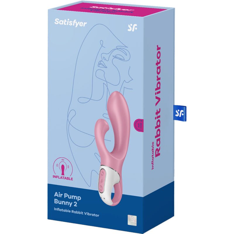 SATISFYER - AIR PUMP BUNNY 2 PINK - Kink&Play