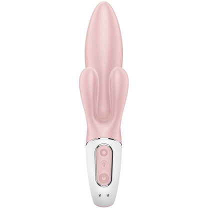 SATISFYER - AIR PUMP BUNNY 3 INFLATABLE RABBIT VIBRATOR PINK - Kink&Play