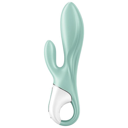 SATISFYER - AIR PUMP BUNNY 5+ INFLATABLE RABBIT VIBRATOR APP GREEN - Kink&Play