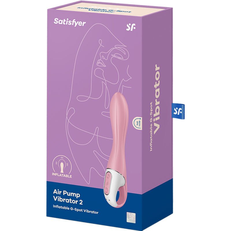 SATISFYER - AIR PUMP VIBRATOR 2 PINK - Kink&Play