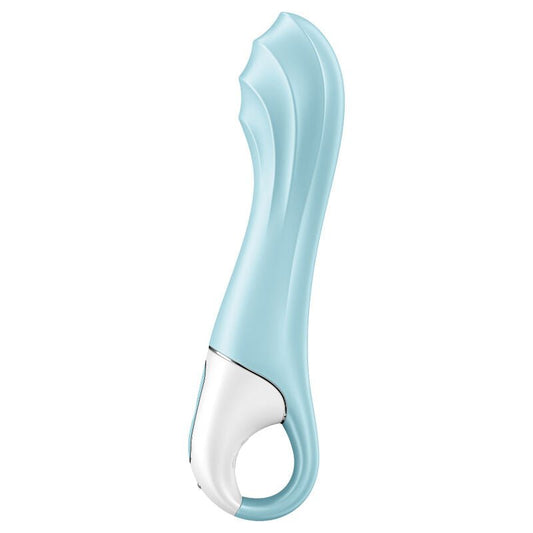 SATISFYER - AIR PUMP VIBRATOR 5+ INFLATABLE G - SPOT VIBRATOR APP BLUE - Kink&Play