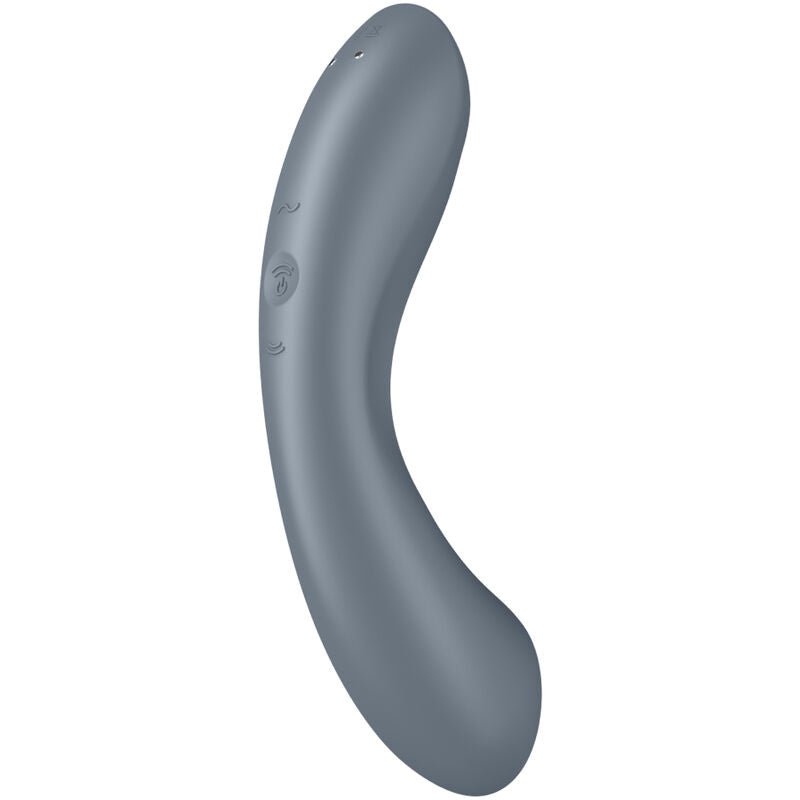 SATISFYER - CURVE TRINITY 1 AIR PULSE VIBRATION RED - Kink&Play