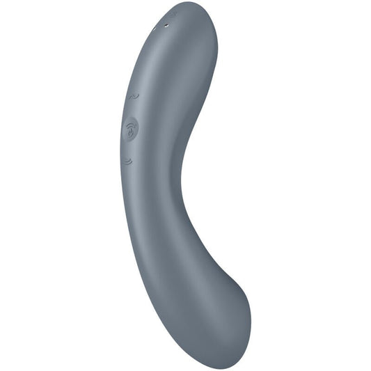 SATISFYER - CURVE TRINITY 1 AIR PULSE VIBRATION RED - Kink&Play