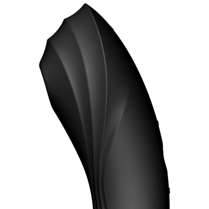 SATISFYER - CURVY TRINITY 4 AIR PULSE VIBRATOR BLACK - Kink&Play