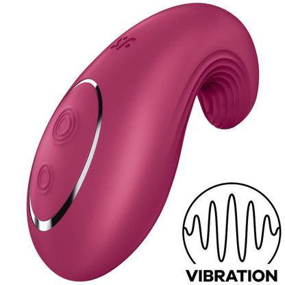 SATISFYER - DIPPING DELIGHT LAY - ON VIBRATOR BLUE - Kink&Play